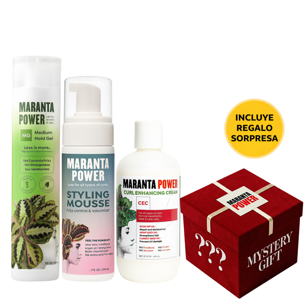 Styling Express: Curl Enhancing Cream + Styling Mousse + Medium Hold Gel + Mystery Gift + Envío Gratis
